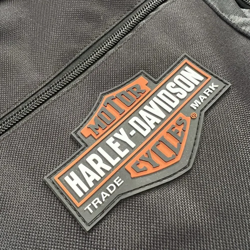 Harley Davidson Genuine Motorcycle Black Bar Shield Backpack Laptop Compartment